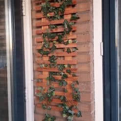 Jardinera de pared de teca - 30 x 120 cm