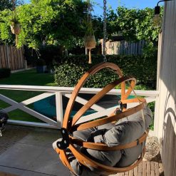 Houten Hangstoel Ei - Gaya van Jagram