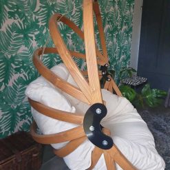 Gaya Houten Hangstoel met polyester kussen
