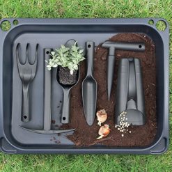 14 delige Kweek starterset moestuinbak - Minikas + accessoires - sfeerfoto