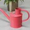 Zinken gieter met sproeikop - 1 liter - Koraalroze