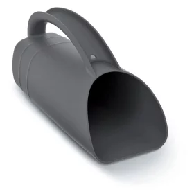 zwarte kunststof schepbeker van Prosperplast