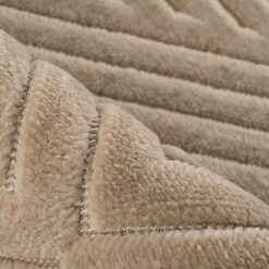 Lalee Viva Beiger Außenteppich mit eingeschlossenem Rautenmuster. Detail