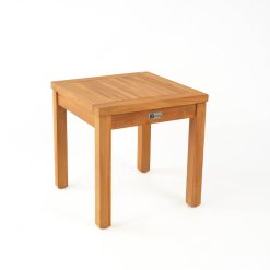 Teak Balkon Beistelltisch - Draufsicht - 40,5 x 40,5 x 40,5 cm