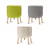 Plastia Worm Composter. Wormenhotel, wormentoren. Lime, Antraciet en Ivoor